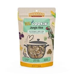 Sunseed Crazy Good Cookin' - Jungle Rice - 16 Oz - Pack Of 6