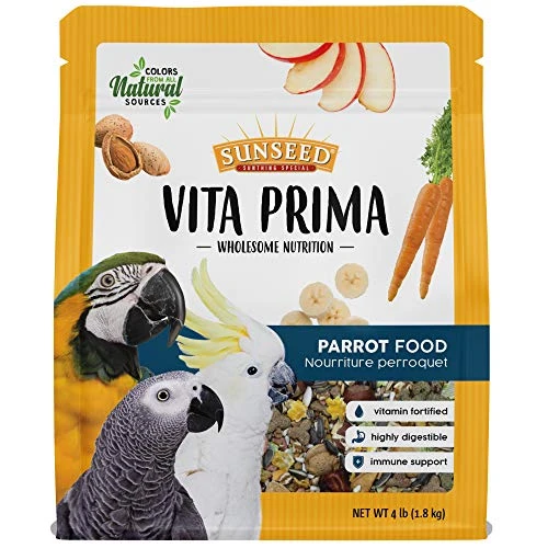 Sunseed Vita Prima - Parrot Food - 4 Lb - Pack Of 6 3 Sunseed Vita Prima - Parrot Food - 4 Lb - Pack Of 6
